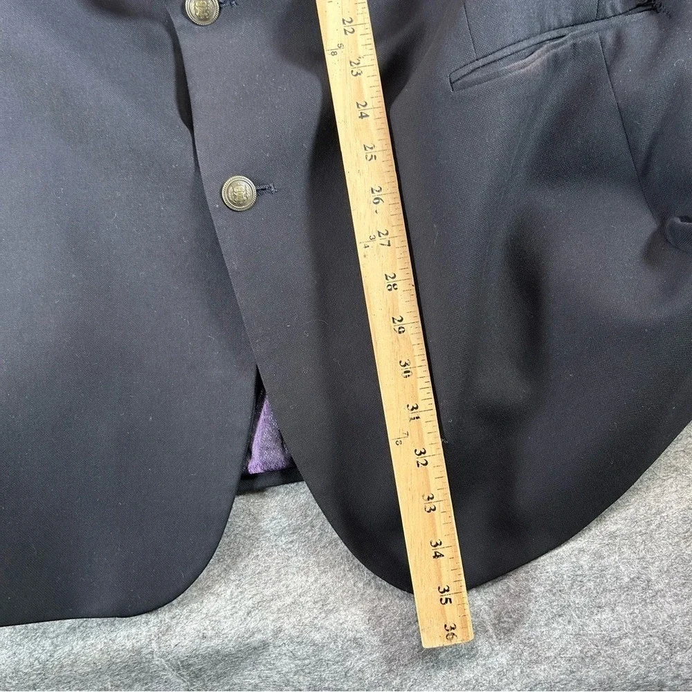 Jean Paul Germain Blazer Mens 50 Black Sports Coat Business Casual Designer Lux